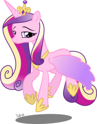 Size: 2418x3090 | Tagged: safe, artist:xebck, princess cadance, alicorn, pony, g4, three's a crowd, female, flying, high res, simple background, smiling, solo, transparent background, vector