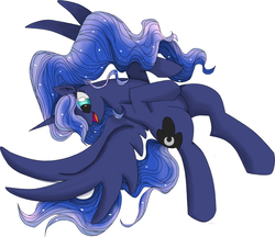 Size: 2099x1811 | Tagged: safe, artist:maroy, princess luna, g4, .psd available, female, flying, simple background, solo