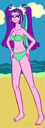 Size: 596x1702 | Tagged: safe, artist:oneovertwo, aria blaze, equestria girls, g4, my little pony equestria girls: rainbow rocks, female, solo