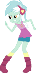Size: 1768x3543 | Tagged: safe, edit, lyra heartstrings, equestria girls, g4, my little pony equestria girls: rainbow rocks, angry, female, middle finger, simple background, solo, transparent background, vector