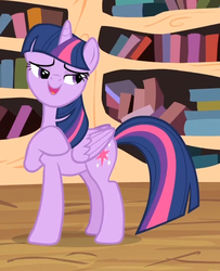 Size: 523x643 | Tagged: safe, screencap, twilight sparkle, alicorn, pony, g4, three's a crowd, cropped, female, folded wings, lidded eyes, mare, solo, twilight sparkle (alicorn), wings