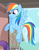 Size: 747x965 | Tagged: safe, screencap, rainbow dash, pony, g4, my little pony: friendship is magic, three's a crowd