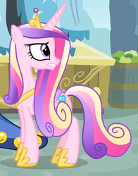 Size: 731x933 | Tagged: safe, screencap, princess cadance, alicorn, pony, g4, three's a crowd, cropped, female, mare, solo