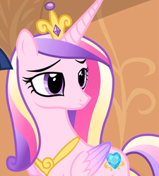 Size: 969x1077 | Tagged: safe, screencap, princess cadance, twilight sparkle, alicorn, pony, g4, three's a crowd, cropped, crown, female, folded wings, jewelry, mare, regalia, solo, tiara, twilight sparkle (alicorn), wings