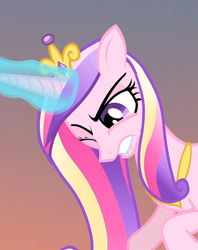 Size: 823x1041 | Tagged: safe, screencap, princess cadance, alicorn, pony, g4, three's a crowd, cropped, female, mare, reaction image, solo