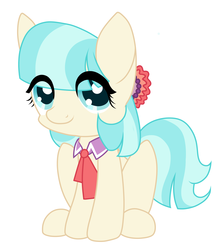 Size: 1600x1800 | Tagged: safe, artist:bristlespark, coco pommel, g4, female, looking at you, sitting, solo