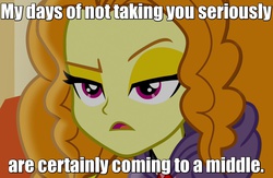 Size: 1000x650 | Tagged: safe, screencap, adagio dazzle, equestria girls, g4, my little pony equestria girls: rainbow rocks, caption, clothes, female, firefly (series), hoodie, quote, reaction image, solo
