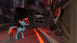 Size: 1280x720 | Tagged: safe, rainbow dash, g4, 3d, scout (tf2), source filmmaker, team fortress 2