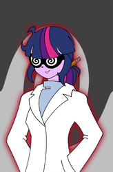 Size: 559x850 | Tagged: safe, artist:combatkaiser, sci-twi, twilight sparkle, equestria girls, g4, my little pony equestria girls: rainbow rocks, dr. insano