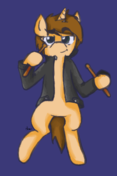 Size: 400x600 | Tagged: safe, artist:destroymuse, pony, band, bipedal, dom howard, drumsticks, muse, ponified