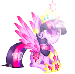 Size: 1758x1729 | Tagged: safe, artist:platinumpoinsetta, twilight sparkle, alicorn, pony, g4, female, mare, solo, twilight sparkle (alicorn)