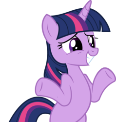 Size: 4517x4744 | Tagged: safe, artist:slb94, twilight sparkle, pony, unicorn, g4, mmmystery on the friendship express, absurd resolution, bipedal, female, floppy ears, shrug, simple background, solo, standing on two hooves, transparent background, unicorn twilight, vector