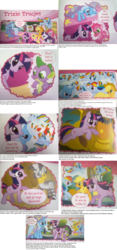 Size: 2048x4370 | Tagged: safe, applejack, fluttershy, pinkie pie, rainbow dash, rarity, spike, trixie, twilight sparkle, zecora, pony, unicorn, zebra, g4, official, comic, dutch, female, mane six, mare, translation