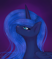 Size: 1024x1182 | Tagged: safe, artist:oosolareclipseoo, princess luna, g4, female, solo