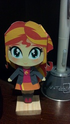Size: 1836x3264 | Tagged: safe, artist:eljoeydesigns, artist:wryte, sunset shimmer, equestria girls, g4, clothes, female, papercraft, solo