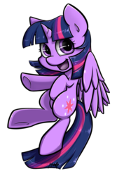 Size: 900x1350 | Tagged: safe, artist:midnightpremiere, twilight sparkle, alicorn, pony, g4, female, happy, mare, solo, twilight sparkle (alicorn)