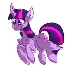 Size: 4000x4000 | Tagged: safe, artist:cosmic-rust, twilight sparkle, alicorn, pony, g4, curved horn, female, horn, mare, simple background, smiling, solo, transparent background, twilight sparkle (alicorn)
