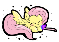 Size: 1234x884 | Tagged: safe, artist:amberlea-draws, fluttershy, g4, female, simple background, solo, transparent background