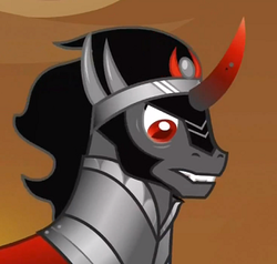 Size: 315x300 | Tagged: safe, screencap, king sombra, pony, unicorn, g4, the crystal empire, bust, male, portrait, solo, stallion