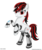 Size: 3800x4500 | Tagged: safe, artist:koshakevich, oc, oc only, oc:blackjack, cyborg, pony, unicorn, fallout equestria, fallout equestria: project horizons, amputee, cybernetic legs, level 1 (project horizons), solo