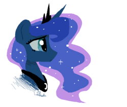 Size: 771x651 | Tagged: safe, artist:darkflame75, princess luna, lunadoodle, g4, female, solo