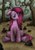 Size: 900x1274 | Tagged: safe, artist:lonelycross, pinkie pie, g4, female, pinkamena diane pie, rock, sad, solo, tree