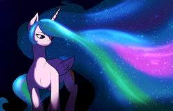 Size: 2500x1600 | Tagged: safe, artist:efrejok, princess celestia, g4, female, long mane, solo