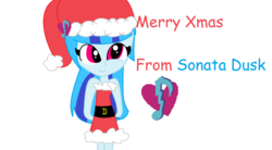 Size: 1710x942 | Tagged: safe, artist:onlyapowerpuff, sonata dusk, equestria girls, g4, my little pony equestria girls: rainbow rocks, christmas, cute, female, solo