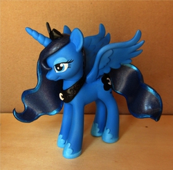 Size: 1000x979 | Tagged: safe, artist:atelok, princess luna, g4, brushable, customized toy, female, solo, toy