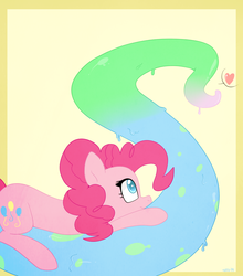 Size: 970x1100 | Tagged: safe, artist:higglytownhero, pinkie pie, g4, female, heart, solo, tentacles