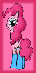 Size: 512x1024 | Tagged: safe, artist:mr-degration, pinkie pie, earth pony, pony, g4, clothes, female, socks, solo