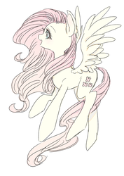 Size: 700x990 | Tagged: safe, artist:nitronic, fluttershy, g4, female, solo