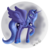 Size: 1788x1796 | Tagged: dead source, safe, artist:itsuko103, princess luna, alicorn, pony, g4, female, raised hoof, s1 luna, solo