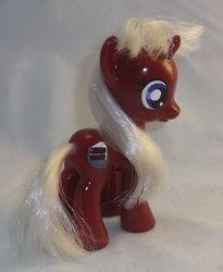 Size: 1857x2265 | Tagged: safe, artist:gryphyn-bloodheart, oc, oc only, oc:red velvet, pony, unicorn, brushable, customized toy, irl, photo, toy