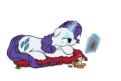 Size: 1200x800 | Tagged: safe, artist:anearbyanimal, rarity, pony, unicorn, g4, candle, female, mare, reading, simple background, solo, transparent background