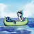 Size: 1200x1200 | Tagged: safe, artist:anticular, princess celestia, princess luna, alicorn, pony, ask sunshine and moonbeams, g4, boat, canoe, cast away, duo, duo female, female, followers, mare, ocean, tumblr, water, wilson (cast away)