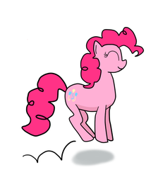 Size: 464x518 | Tagged: safe, artist:infinityr319, pinkie pie, g4, happy, hopping, pronking, speedpaint