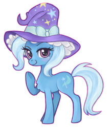 Size: 1617x1843 | Tagged: safe, artist:icyvignette, trixie, pony, unicorn, g4, female, mare, smiling, solo