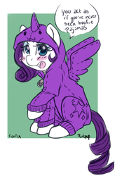 Size: 700x1003 | Tagged: dead source, safe, artist:port-pup, rarity, twilight sparkle, alicorn, pony, g4, :3, blushing, clothes, cute, female, lesbian, mare, my little art challenge, not creepy, pajamas, raribetes, ship:rarilight, shipping, solo, twilight sparkle (alicorn)