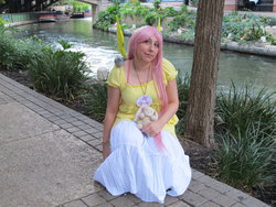 Size: 900x675 | Tagged: safe, artist:megumitierana, fluttershy, human, g4, cosplay, irl, irl human, photo