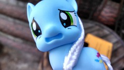 Size: 1280x720 | Tagged: safe, concerned pony, irl, photo, toy