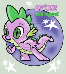 Size: 1473x1670 | Tagged: safe, artist:sailorusagichan, spike, dragon, g4, male, solo