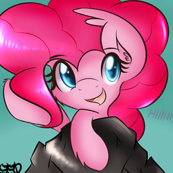 Size: 1280x1280 | Tagged: safe, artist:freefraq, pinkie pie, g4, 30 minute art challenge, female, solo