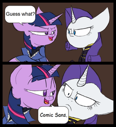 Size: 854x930 | Tagged: safe, artist:assassin-or-shadow, artist:ink potts, rarity, twilight sparkle, alicorn, pony, the count of monte rainbow, g4, a story told, comic, comic sans, female, mare, mondego, monsparkle, rarifort, the count of monte cristo, twilight sparkle (alicorn), villefort