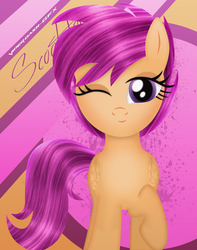 Size: 1991x2533 | Tagged: safe, artist:vipeydashie, scootaloo, pegasus, pony, g4, female, filly, solo