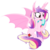 Size: 6000x6000 | Tagged: safe, artist:magister39, princess cadance, bat pony, pony, g4, absurd resolution, alternate cutie mark, bat ponified, crystal heart, cute little fangs, fangs, female, lovebat, nom, open mouth, race swap, simple background, sitting, solo, spread wings, transparent background, vector, wide eyes