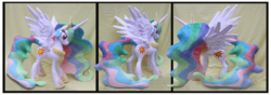 Size: 7080x2500 | Tagged: safe, artist:nazegoreng, princess celestia, g4, irl, photo, plushie, solo