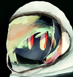 Size: 500x533 | Tagged: dead source, safe, artist:wisewatcher, oc, oc only, oc:cold snap, astronaut, simple background, solo, spacesuit