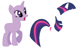 Size: 606x381 | Tagged: safe, artist:selenaede, twilight sparkle, pony, unicorn, g4, base, gasp, solo