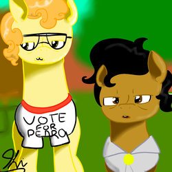 Size: 900x900 | Tagged: safe, artist:sux2suk59, earth pony, pony, napoleon dynamite, pedro sanchez, ponified